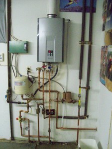 Rinnai Install for In Floor Heat & Potable Water