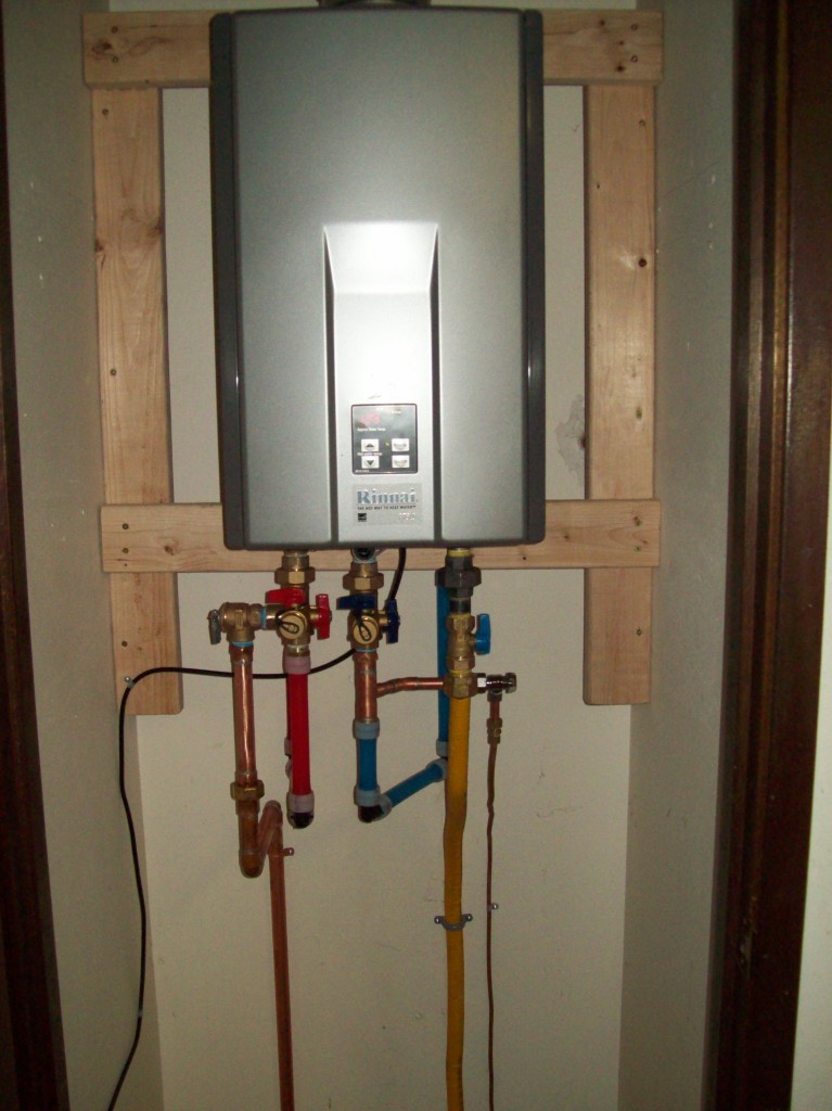 Tankless Water Heater Install Photos White Knight Plumbing
